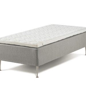 Lama First Boxmadras 90×200 incl Top – Medium / Grå