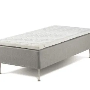 Lama First Boxmadras 90×200 incl Top – Medium / Grå