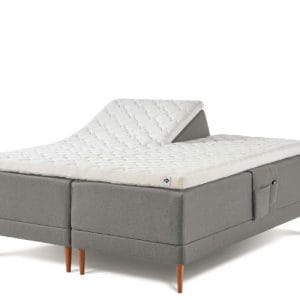 Lama Premium Boks Elevation 180×200 – Grå / Medium/Fast