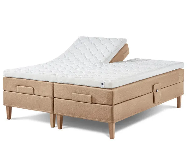 Lama Premium Elevation 180x200 - Sand / Fast/Medium / Duotop med Slids