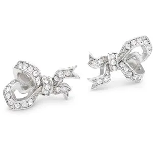 Lily and Rose Versailles bow earrings – Crystal Silver