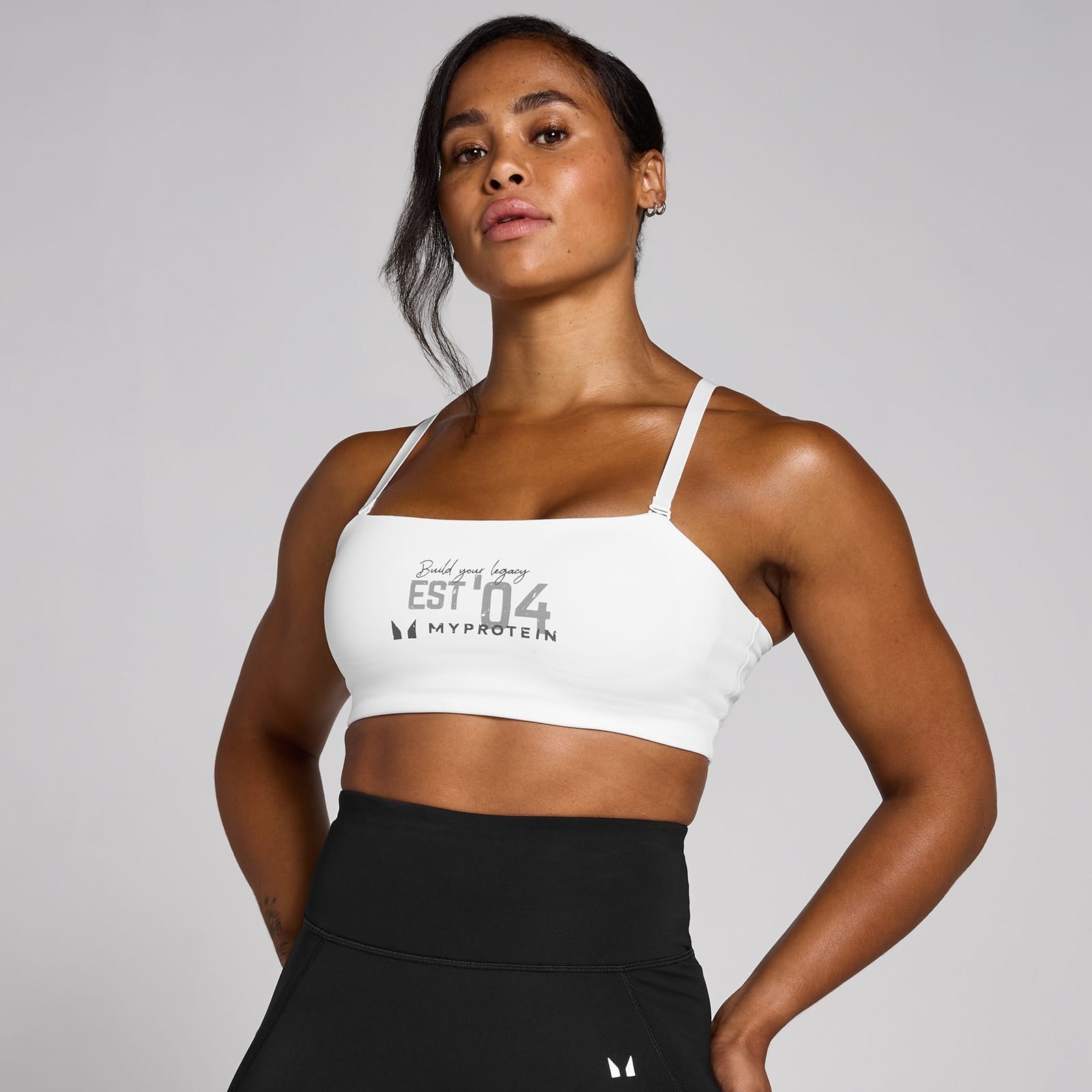 MP Origin Graphic Training Sports Bra til kvinder - Hvid - XL
