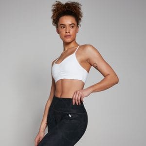 MP Tempo Abstract Sports Bra til kvinder – Hvid – XXL