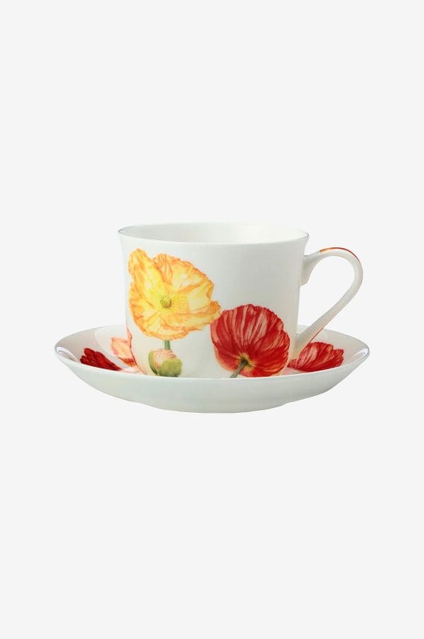 Maxwell & Williams - Kop med serveringsfad Floriade - Flerfarvet - Kopper & krus - - Homeroom