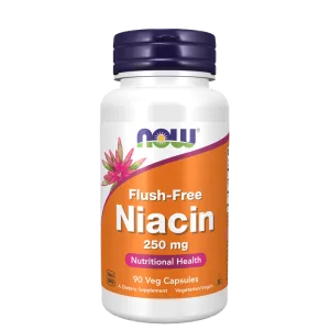 Niacin Flush-Free Vitamin B 250 mg 90 kapsler