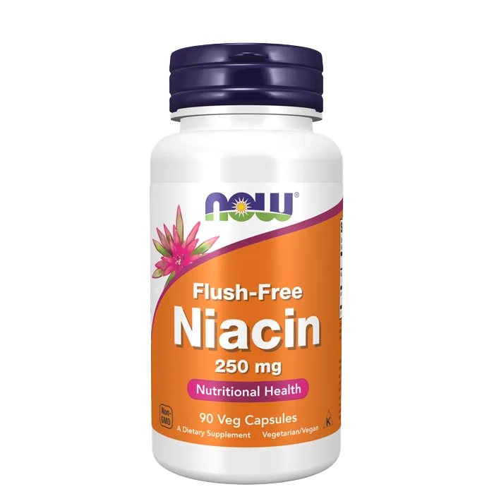 Niacin Flush-Free Vitamin B 250 mg 90 kapsler