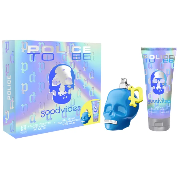 POLICE To Be Goodvibes Man Eau De Toilette Gift Set 140 ml