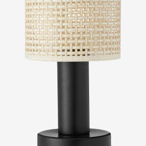 PR Home – Bordlampe Tiara opladelig – Sort – Genopladelige lamper – – Homeroom