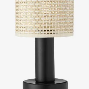 PR Home – Bordlampe Tiara opladelig – Sort – Genopladelige lamper – – Homeroom