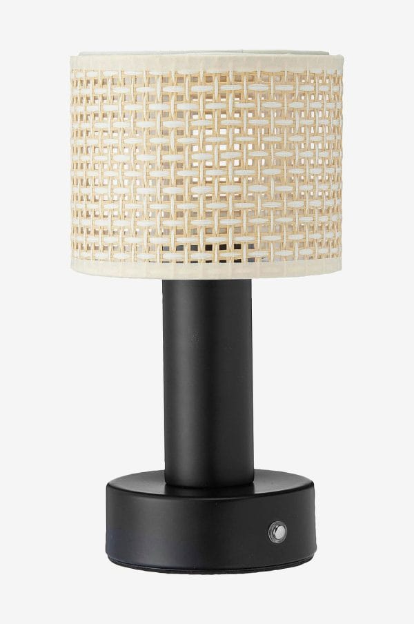 PR Home - Bordlampe Tiara opladelig - Sort - Genopladelige lamper - - Homeroom