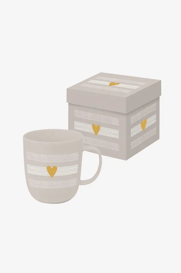 Paperproducts Design - Krus Heart of Gold Matt 35 cl - Beige - Kopper & krus - - Homeroom