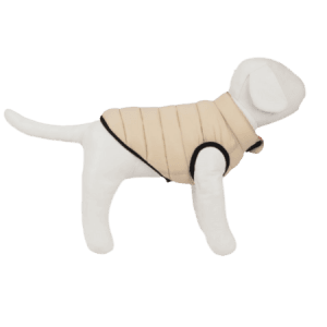 Peppy Buddies Ultra-Light Beige Puf Hundejakke – L