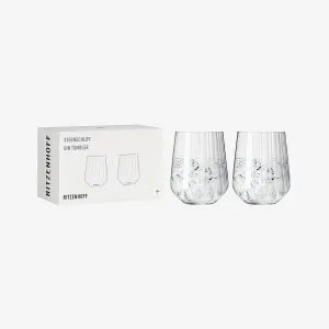 Ritzenhoff – Gin & Tonicglas Sternschliff 2-pak – Transparent – Drinksglas & shotglas – – Homeroom