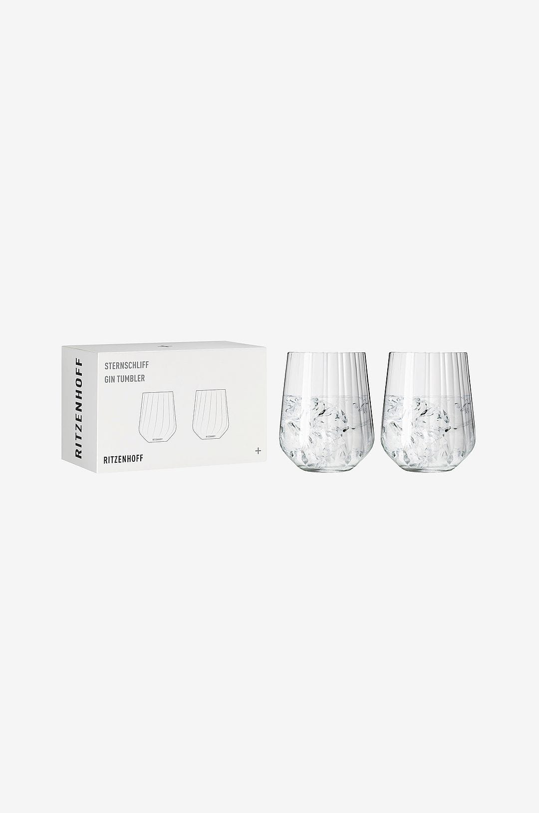 Ritzenhoff - Gin & Tonicglas Sternschliff 2-pak - Transparent - Drinksglas & shotglas - - Homeroom