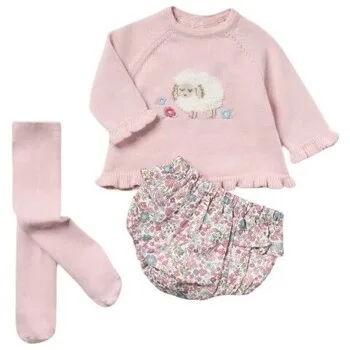 Sæt Mayoral 2243 Conjunto tres piezas Rosa