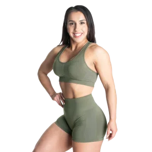 Scrunch Sports Bra, Washed Green