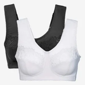 Soft BH med broderi Lily 2-pack