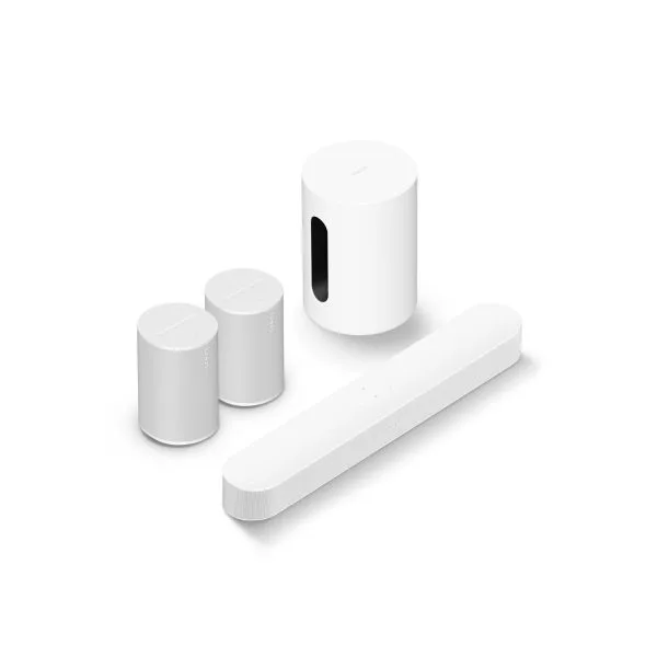 Sonos Beam (Gen 2) + Era 100 + Sub Mini Soundbar system/pakke