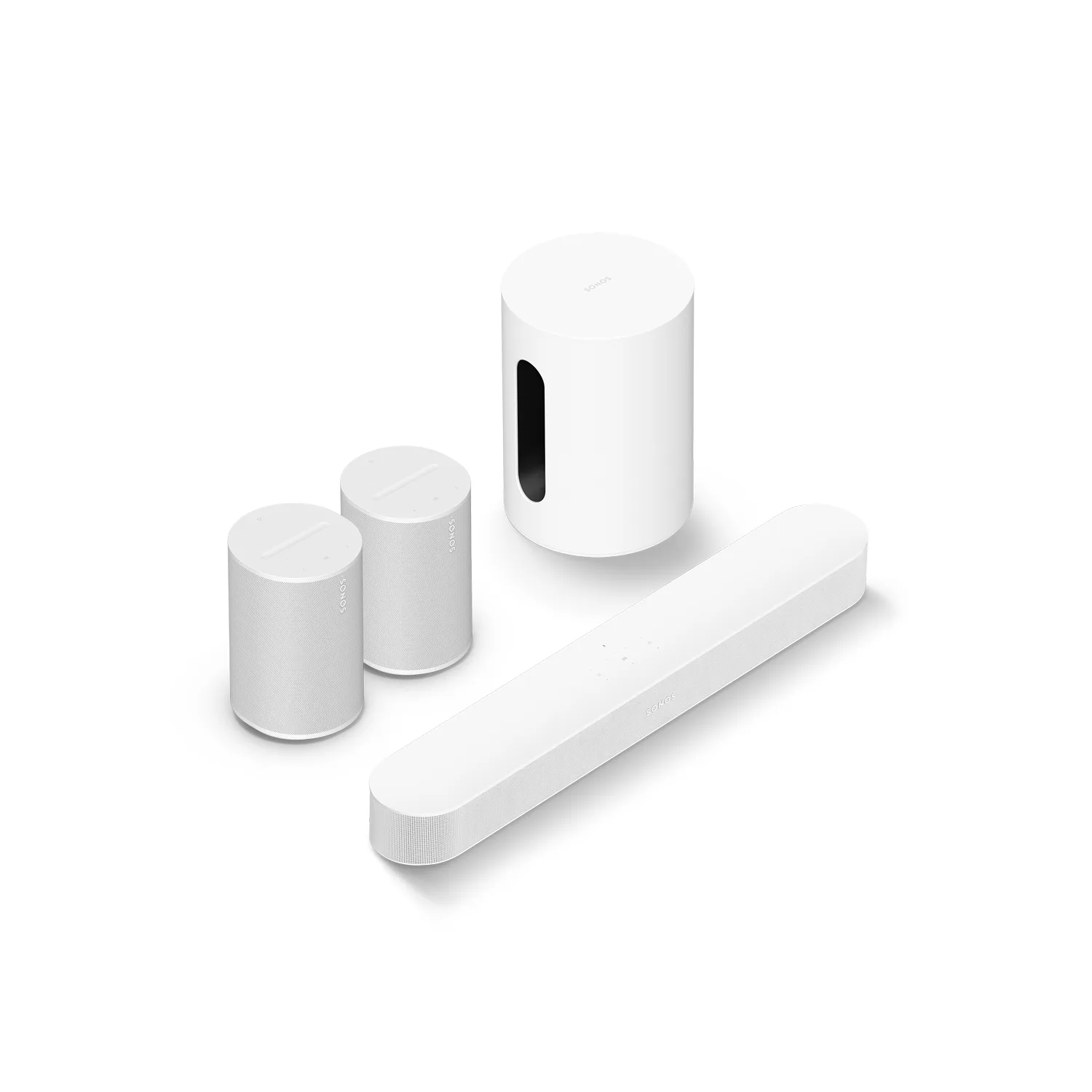 Sonos Beam (Gen 2) + Era 100 + Sub Mini Soundbar system/pakke