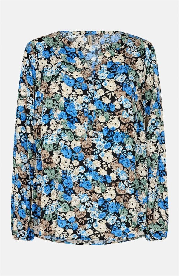 Viskosebluse med et blomstermønster Joleen 3