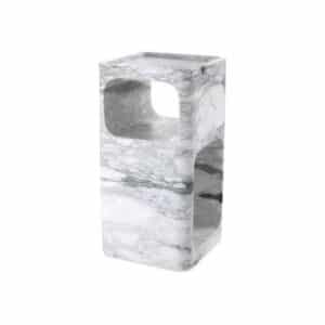 Adler Side Table White Marble