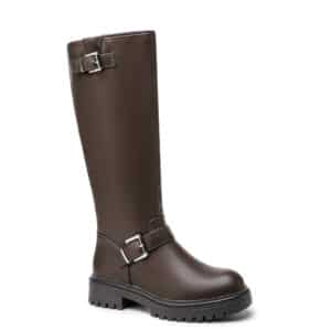Anna Dame biker støvler 9178 – Brown