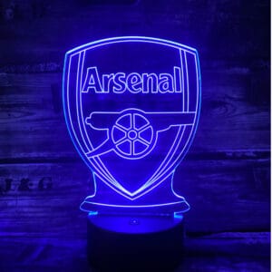 Arsenal 3D lampe – Lampen til enhver Arsenal fan