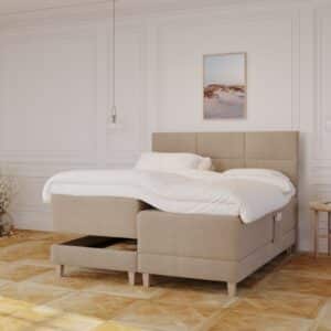 Aura Fjord | 180×200 | Bouclé latte