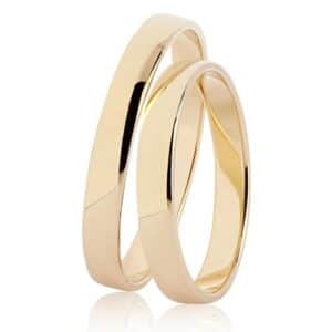 BARTOLI Classic vielsesringe i Guld – 3 mm