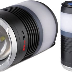 BATO Multi funktionslampe 6W COB 60-600 Lumen. SOS flash og camping lys. Magnet og ring i toppen.