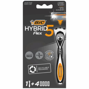BIC Flex 5 Hybrid Barberskraber (Inkl.4 blade)