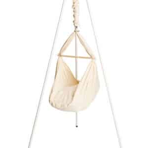 Babynohr sampak – Slyngevugge inkl. vuggemotor og stativ i Nature White