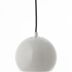 Ball pendant lampe – Glossy Pale Grey – Ø:18