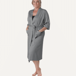 Bambus kimono | Lang damemodel | Light grey | M