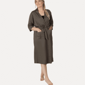 Bambus kimono | Lang damemodel | Taupe | XL