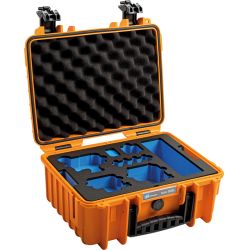 B&W Outdoor Cases BW Outdoor Case Type 3000 for GoPro Hero 12 (fits even GoPro Hero 9/10/11), charge-in-case. Orange