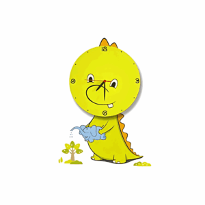 Børnelampe med klistermærker – Drage Motiv – Væglampe – AA Batterier