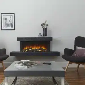 Brockenhurst 1600 Grå Marmor – Vægmonteret elektrisk pejs