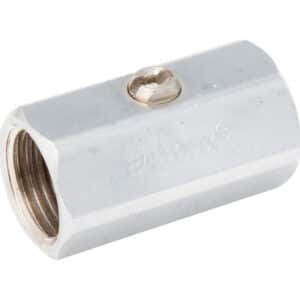 Broen Ballofix kuglehane uden greb, muffe/muffe 3/4″, messing