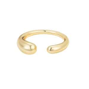 Chunky Teardrop Ring, Gold