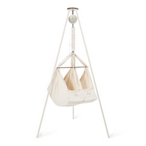Classic Bundle – Tvillingeslyngevugge med motor og stativ | Moonboon