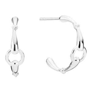 Creoler i Sølv med Bidsel – 18,3 mm