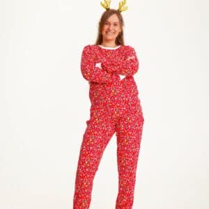 Den Julede Julepyjamas Rød – dame / kvinder.