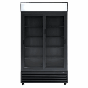 Displaykeleskab – 764 liter – 2 skydedøre – Sort – SD 1002 BSLE