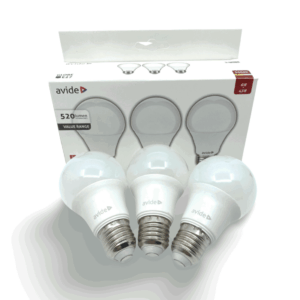 E27 LED pærer – 520lm – 3000K – 6W – Value Pack med 3 stk.