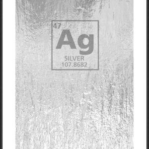 Elements Sølv 50×70