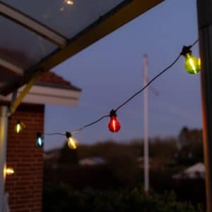 Emma LED lyskæde 10 farvede pærer 5m