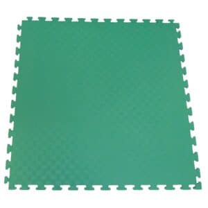 Ergofloor – EVA Sikkerhedsmåtte 1000×1000 Grøn/Grå