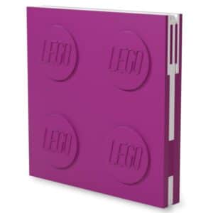 Euromic LEGO Stationery Locking note book VIOLET with gel pen