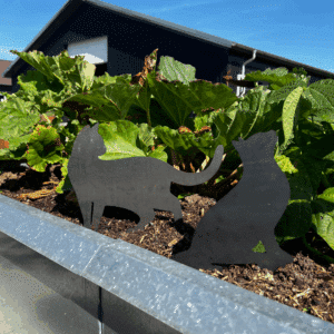 Figur i jern – sæt med 2 katte